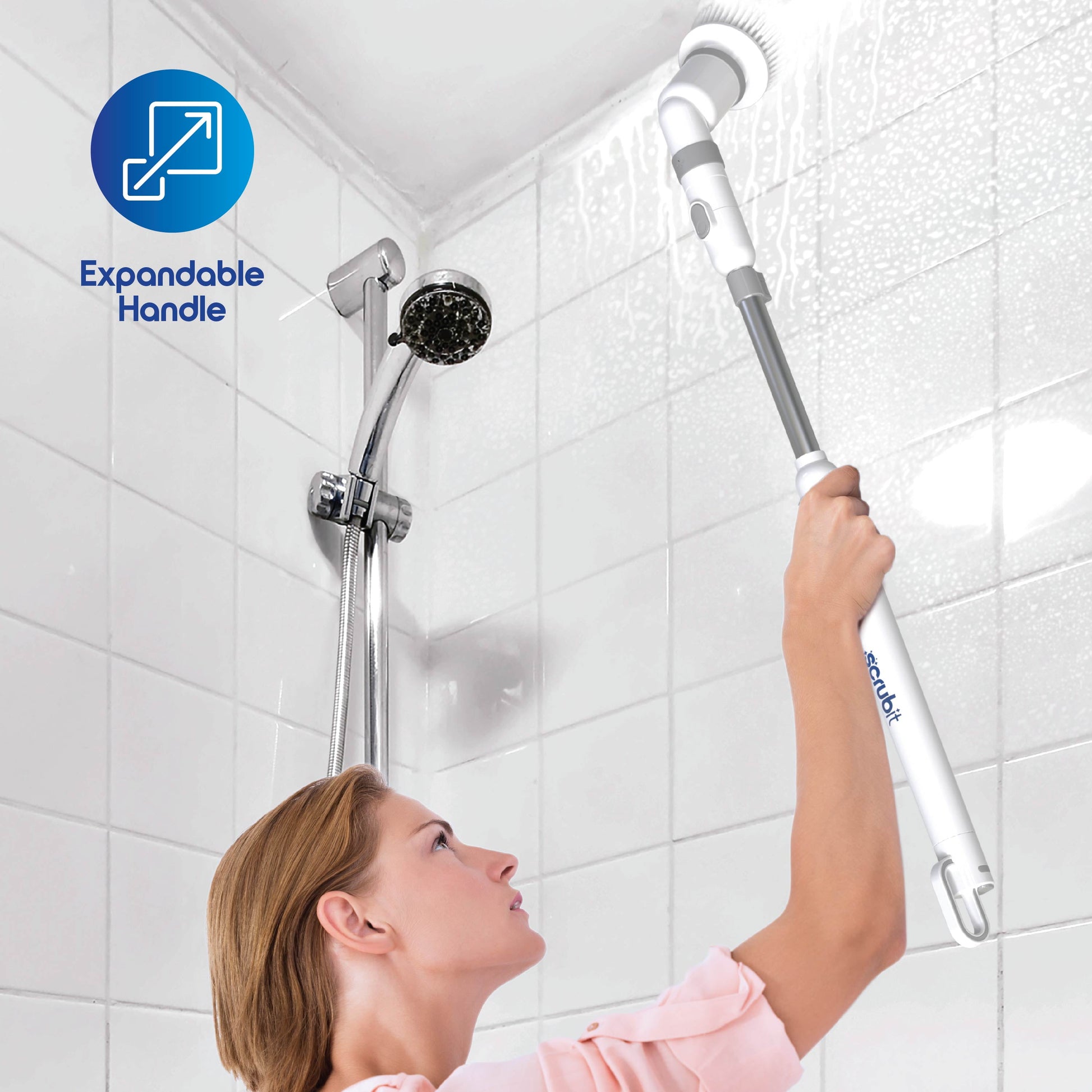 Scrub It Electric Spin Scrubber, Multi-Surface Rechargeable Cordless Scrub Brush with 9 Cleaning Brush Heads