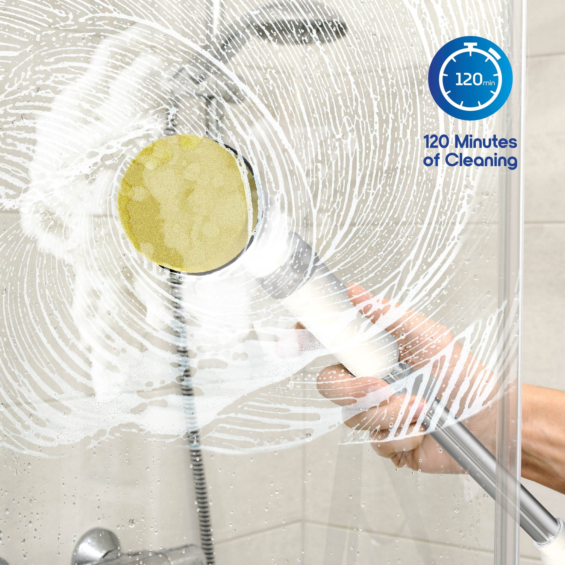 Scrub It Electric Spin Scrubber, Multi-Surface Rechargeable Cordless Scrub Brush with 9 Cleaning Brush Heads